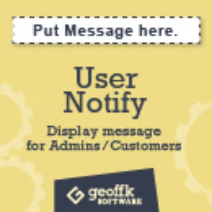 Picture of UserNotify Message Bar