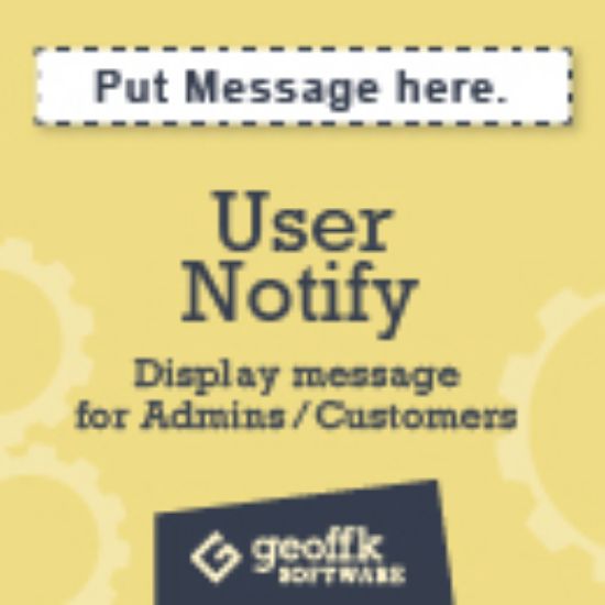 Picture of UserNotify Message Bar